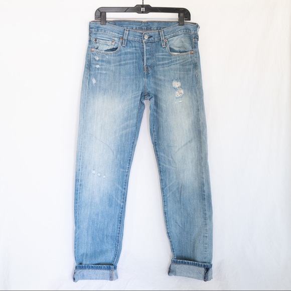 Levi's Denim - 501 Levi’s Denim Distressed Jeans